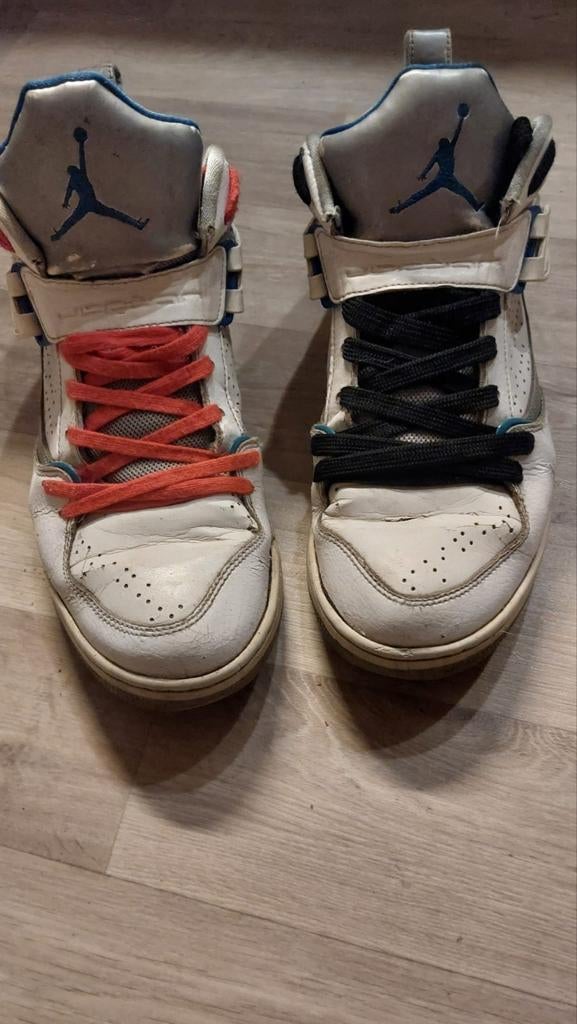 Witte Michael Jordans - Maat 43, Verzenden, Wit, Michael Jordan, Sneakers of Gympen
