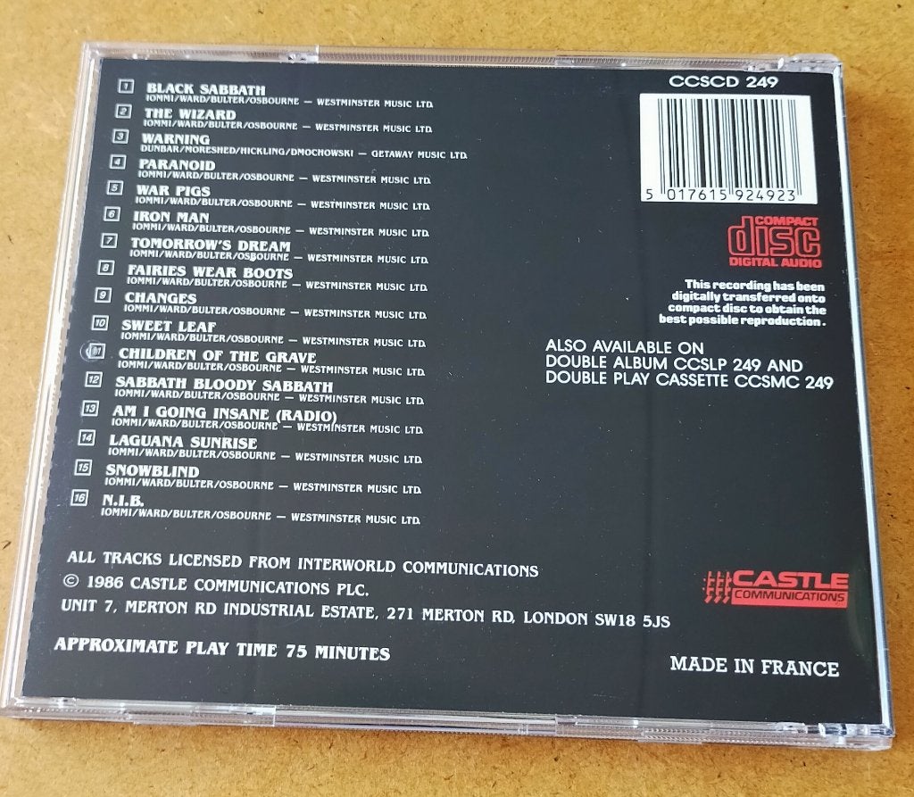 Black Sabbath - We Sold Our Soul For Rock 'n' Roll CD, Ophalen of Verzenden, Gebruikt, Hardrock