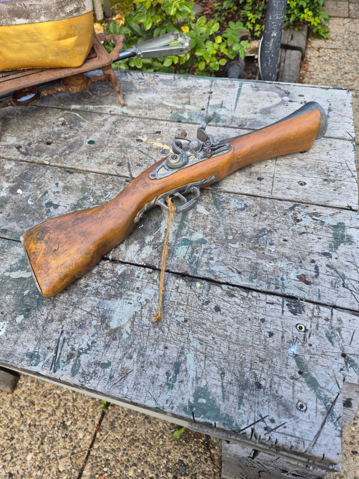 Decoratieve Flintlock Musket Replica - Hout & Metaal, Ophalen of Verzenden