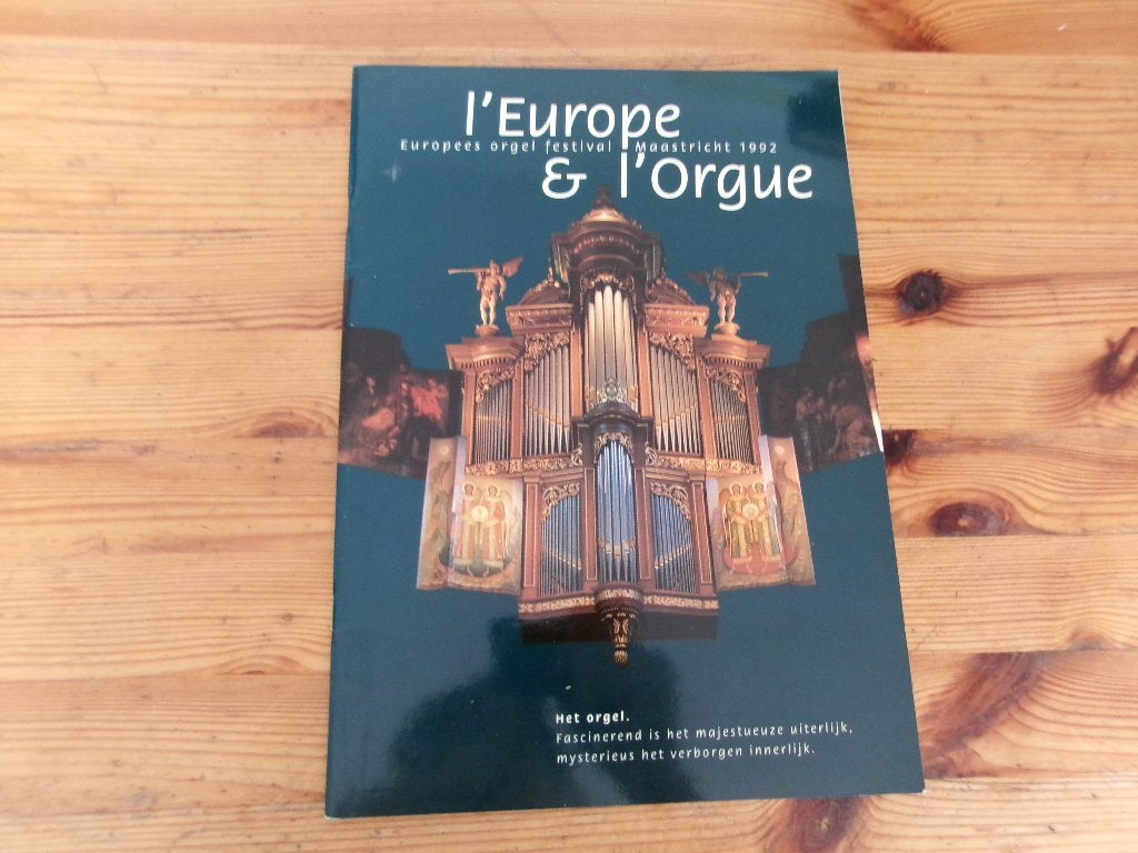 L' Europe & L' Orgue, Boeken, Ophalen of Verzenden, Zo goed als nieuw, Instrument