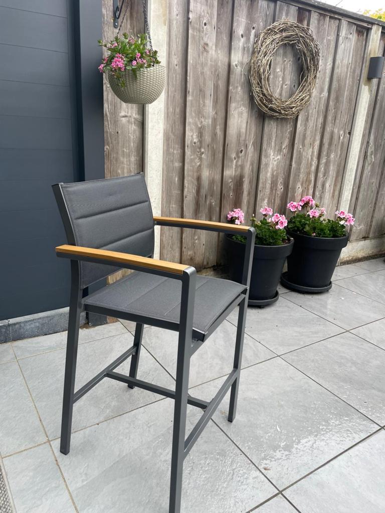 Denver/Bristel dining barset., Tuin en Terras, Tuinstoelen, Ophalen of Verzenden, Nieuw, Aluminium