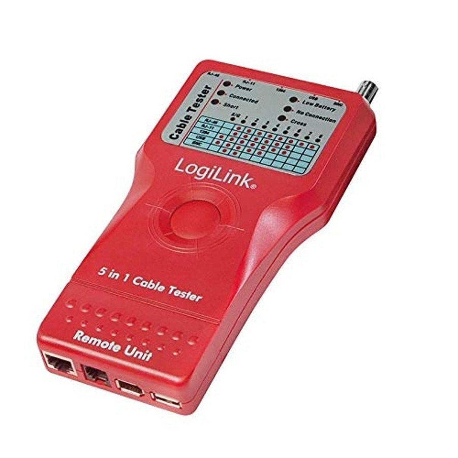 LogiLink WZ0014 Netwerkkabeltester RJ45 RJ11 RJ12, Ophalen of Verzenden, LogiLink, Info@logilink.eu, BCS Computer GmbH (LogiLink), Otto-Hahn-Strasse 12, 40721 Hilden, Duitsland
