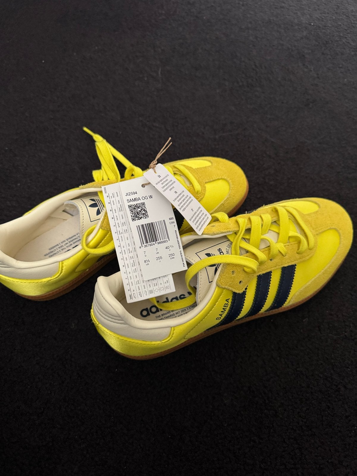Adidas Samba OG W Gele Sneakers - Maat 40 2/3, Ophalen, Nieuw, Geel, Sneakers of Gympen