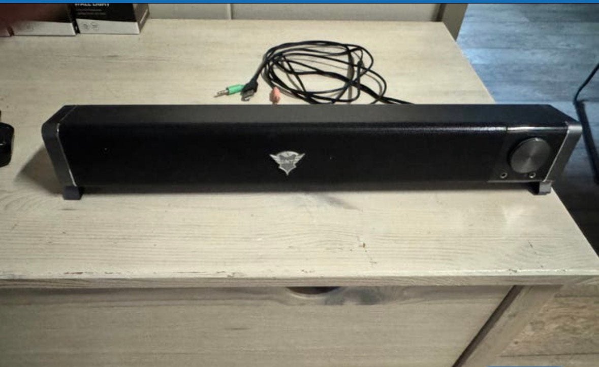 Trust soundbar GXT voor pc, Ophalen, Gebruikt