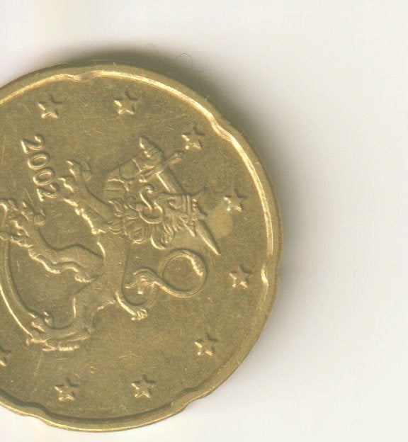 20 cent 2002 finland, Verzenden, Finland, 20 cent
