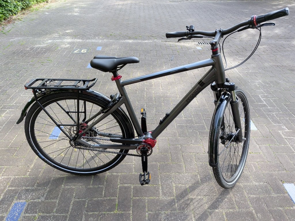 Pegasus Estremo P18, Versnellingen, Zo goed als nieuw, Schijfrem, 53 tot 57 cm