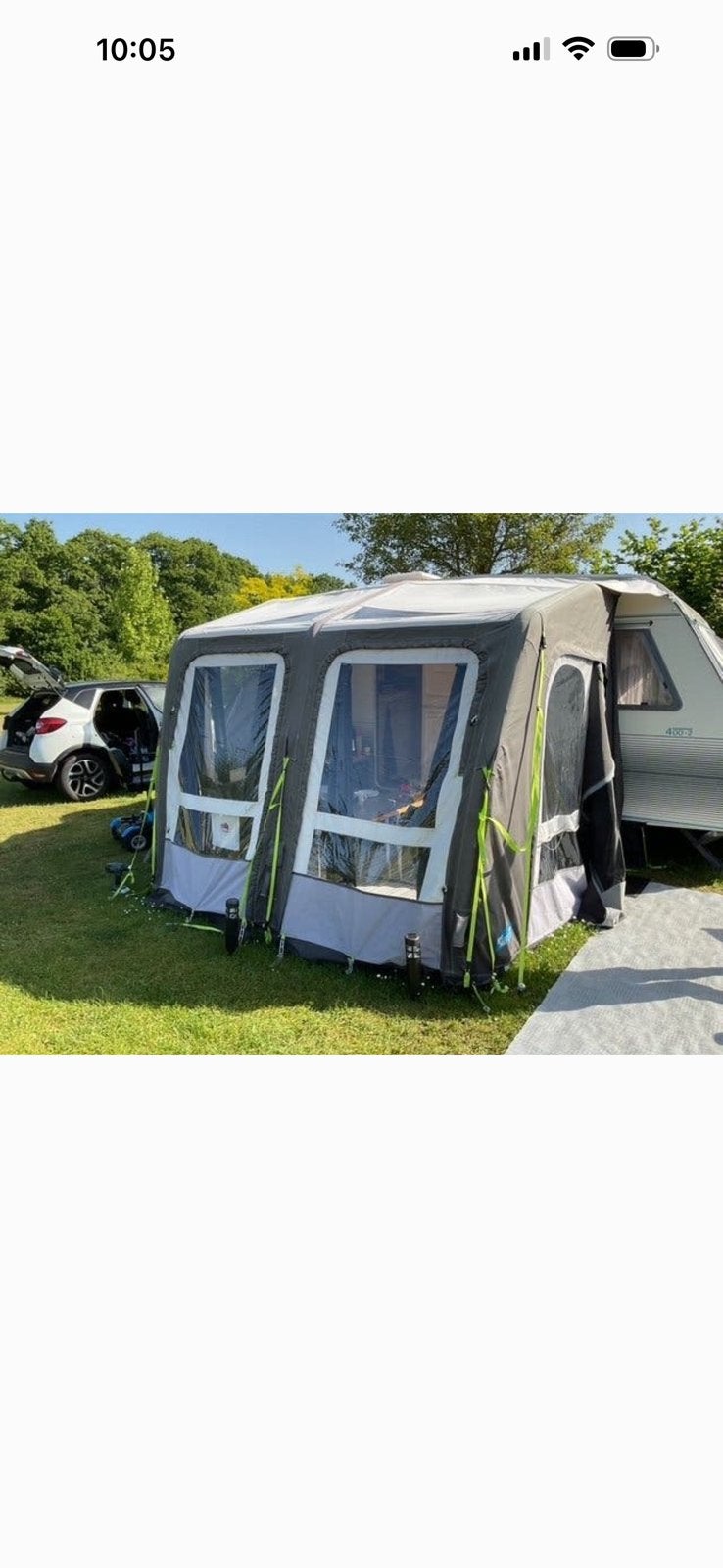 !!! Zgan Kampa RallyAir All-Season luchttent 260 compleet !!, Ophalen, Zo goed als nieuw
