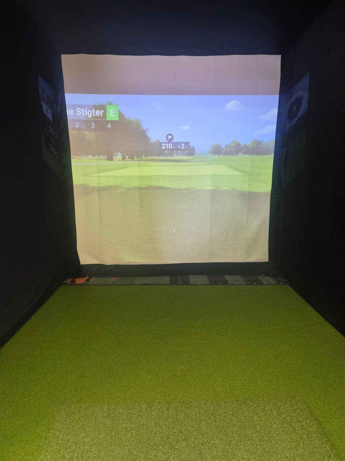 Golfsimulator incl Garmin Approach R 50 Launch Monitor, Ophalen, Zo goed als nieuw, Overige typen