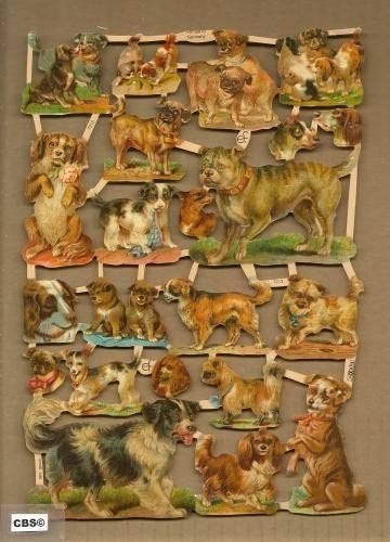 Lieve, grote & kleine honden poezieplaatjes 7213, Verzamelen, Poesieplaatjes, Ophalen of Verzenden