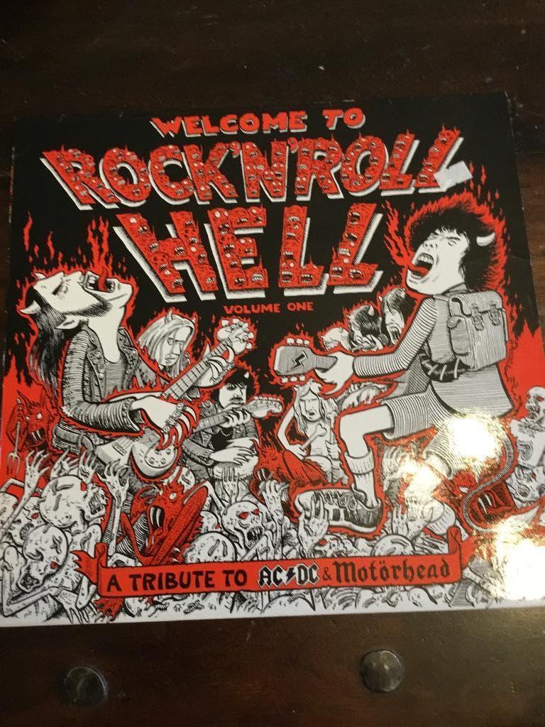 AC/DC en Motörhead - Welcome To RnR Hell - Tribute vinyl, Cd's en Dvd's, Vinyl | Rock, Limited edition, Ophalen of Verzenden, 12 inch