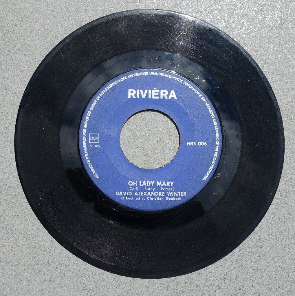 David Alexandre Winter - oh lady mery ( 7'' vinyl ) (3), Gebruikt, 7 inch, Ophalen of Verzenden, Pop