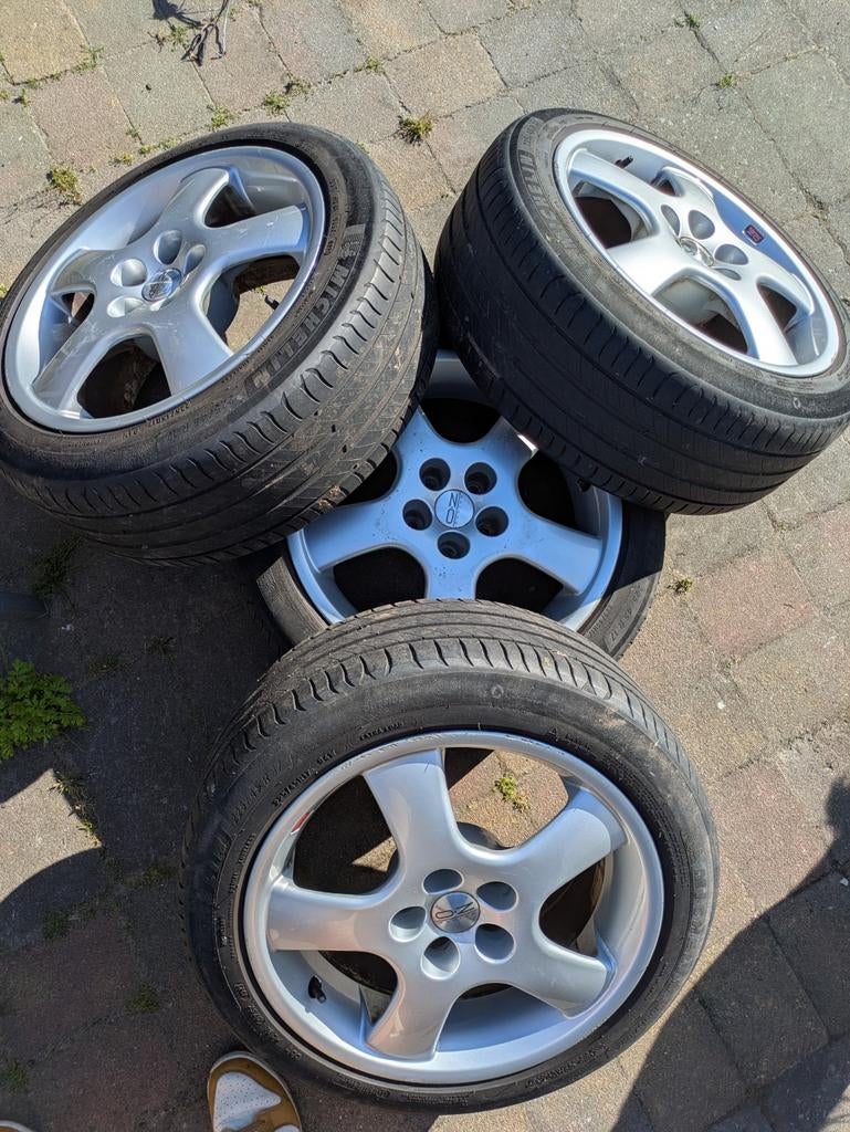 OZ racing 17" wielen 225 45 R17, Auto-onderdelen, Ophalen, 17 inch, Band(en), Personenwagen