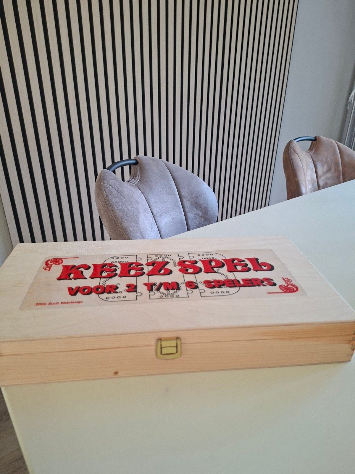 Originele Keezspel  - kezenspel 2 - 6 pers. In koffer, Hobby en Vrije tijd, Gezelschapsspellen | Bordspellen, Ophalen of Verzenden