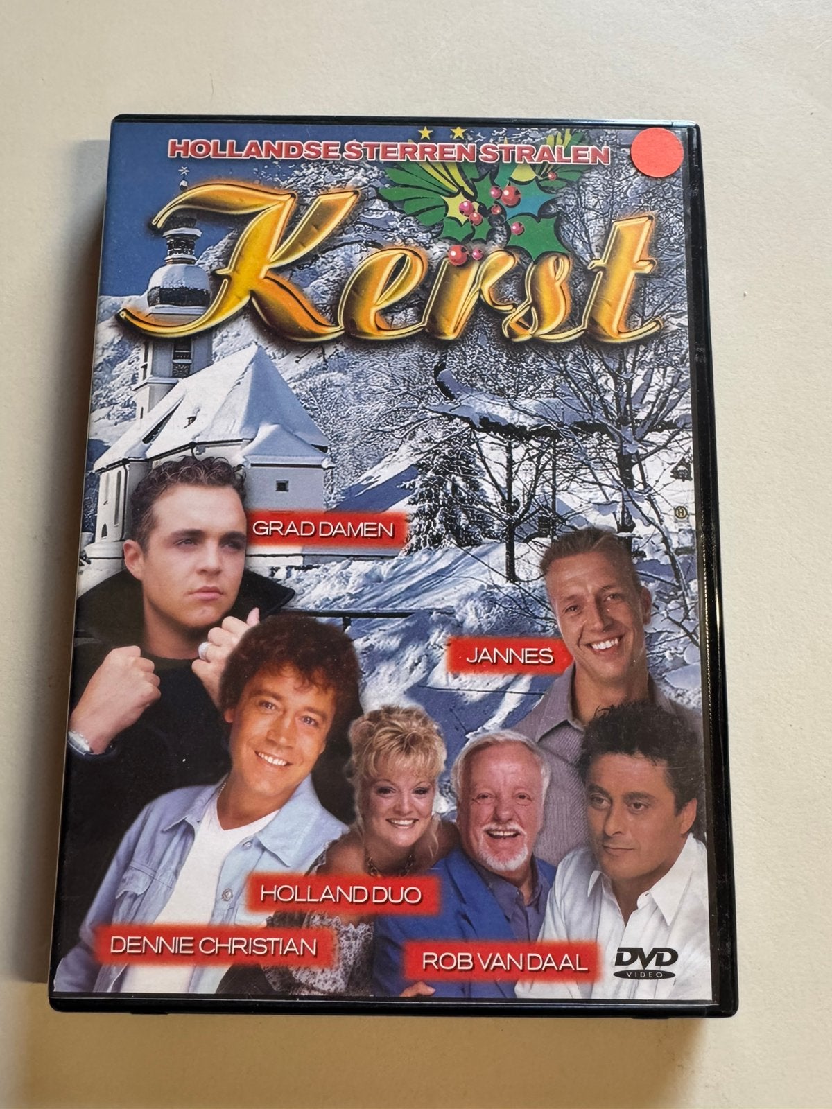 Dvd Hollandse Sterren Stralen Kerst, Alle leeftijden, Zo goed als nieuw, Muziekvideo's, Ophalen of Verzenden