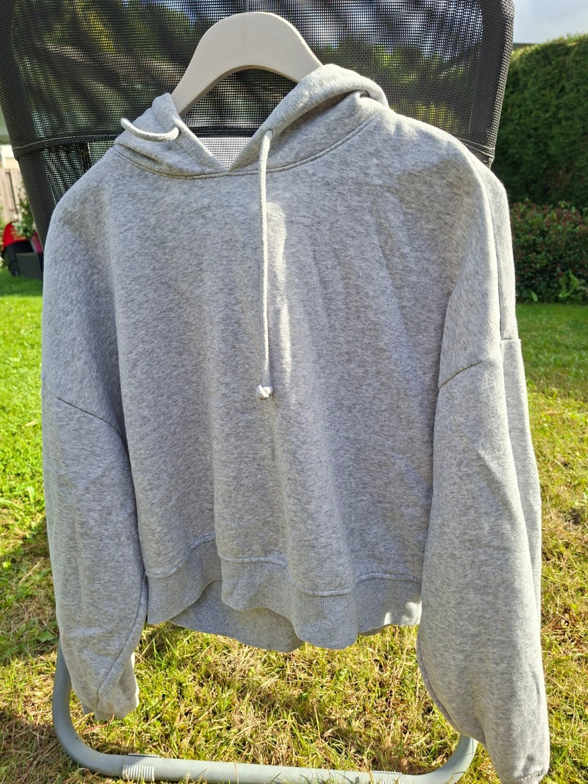 Grijze hoodie van Only, maat L, Only, Maat 42/44 (L), Ophalen of Verzenden, Zo goed als nieuw