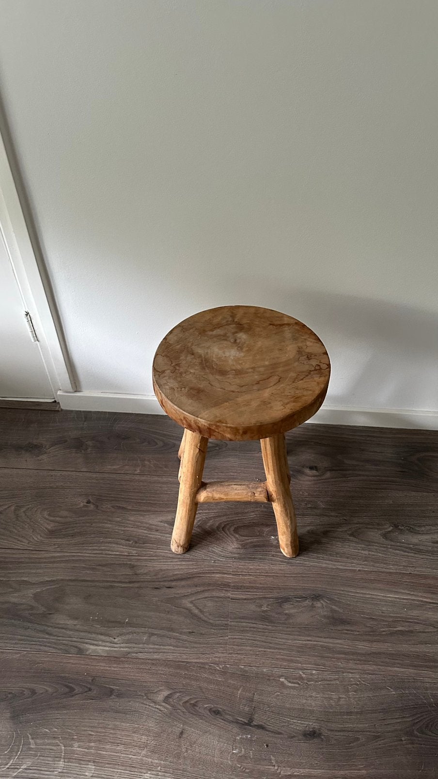 Houten krukje, Ophalen, Gebruikt, Hout