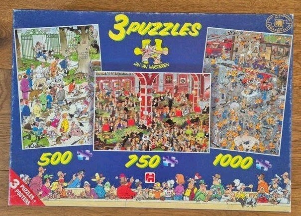 Jan van Haasteren Puzzels - Diverse Aantallen Stukjes, Ophalen, Meer dan 50 stukjes, Gebruikt, 6 jaar of ouder
