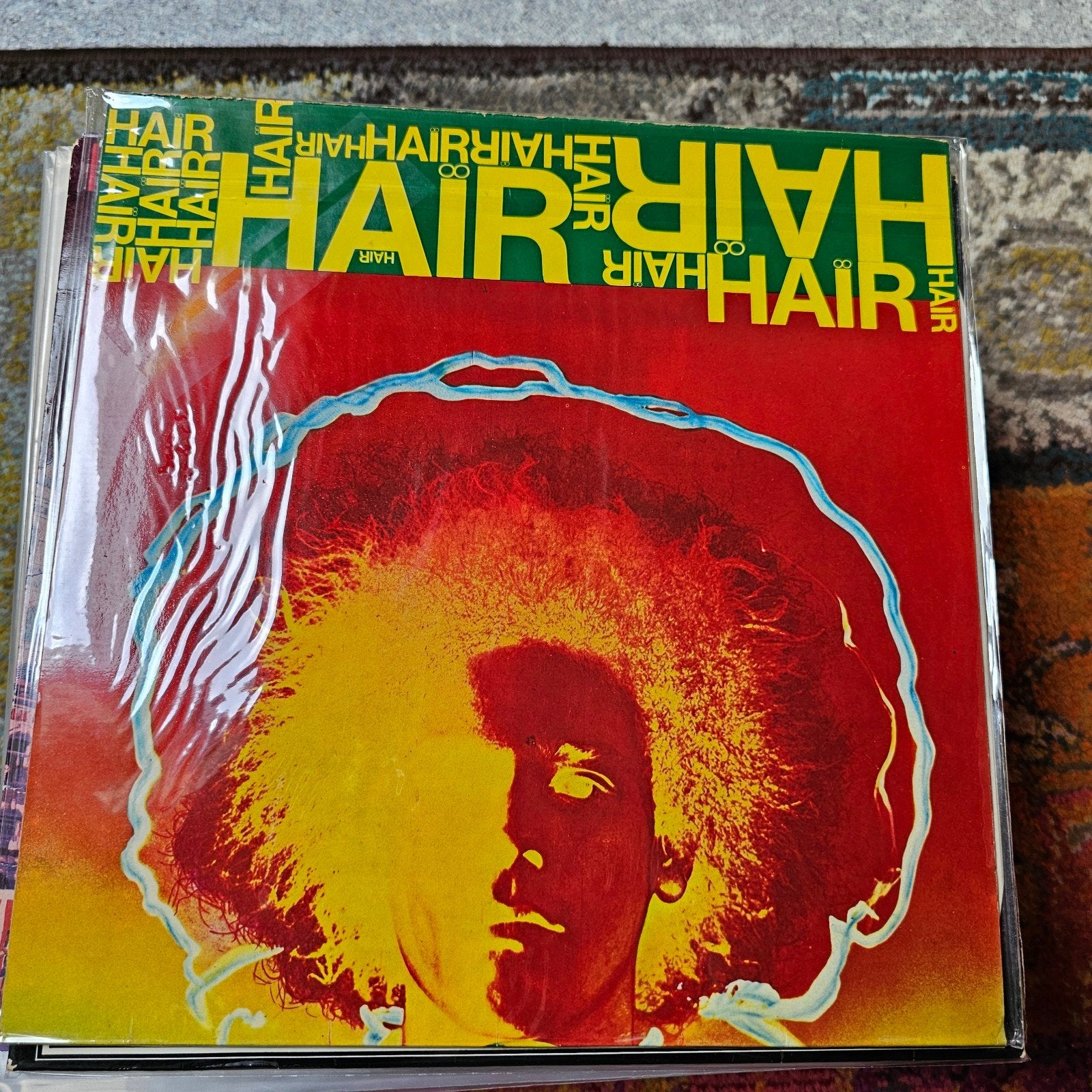 Hair Soundtrack LP - Originele Cast Recording, Cd's en Dvd's, Vinyl | Filmmuziek en Soundtracks, Ophalen of Verzenden, Gebruikt