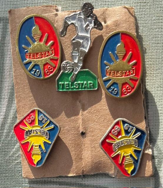 Speldjes Telstar, Verzamelen, Sportartikelen en Voetbal, Ophalen of Verzenden, Gebruikt, Overige binnenlandse clubs, Overige typen