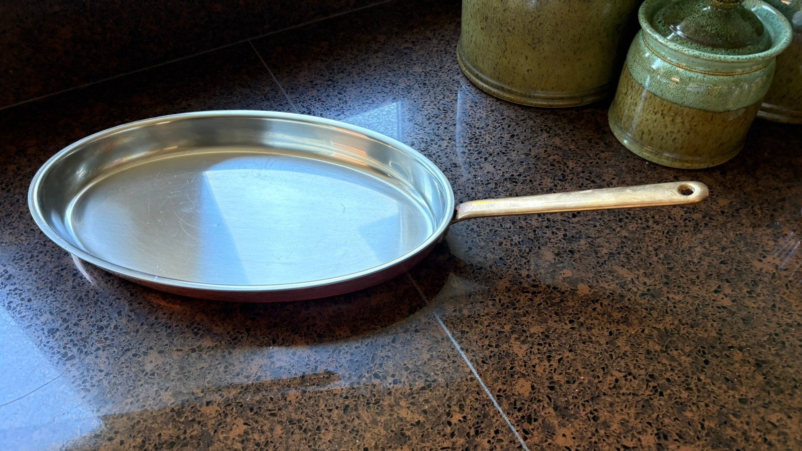 Spring culinox Mooie vintage koperen vispan, Ophalen of Verzenden