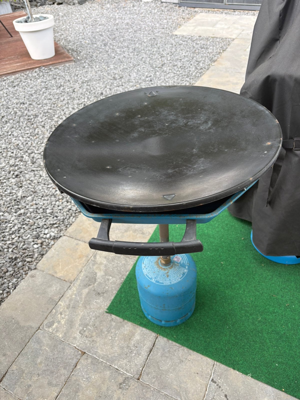 Cadac partywok met gasfles, Ophalen, Gebruikt