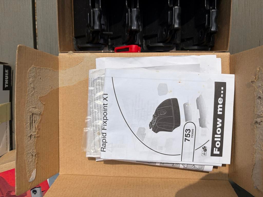 Thule Rapid Fixpoint XT 753 dakdragerset Peugeot 508 SW, Auto diversen, Dakdragers, Ophalen, Gebruikt