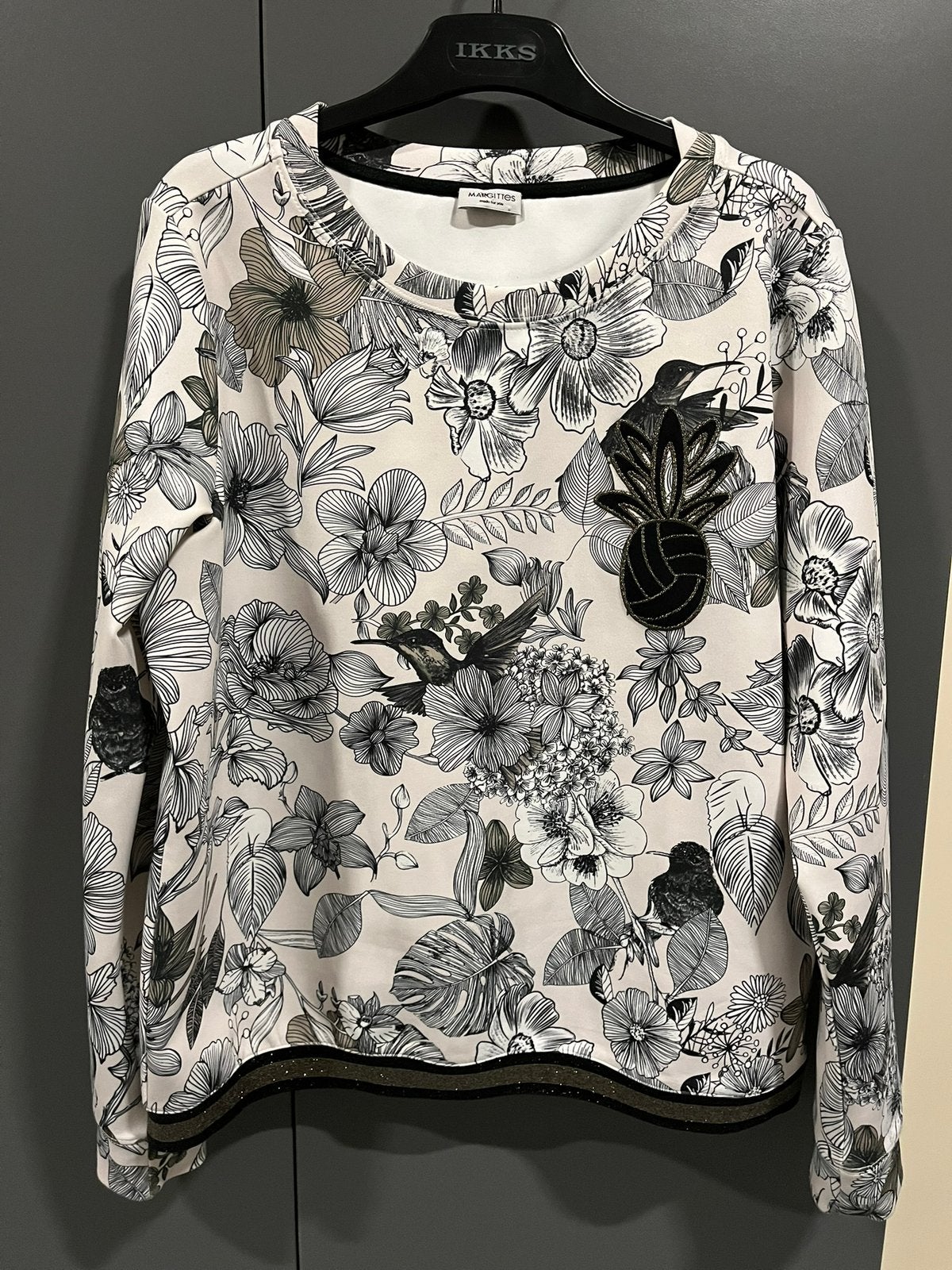 Margittes sweater, mt 36 (valt ruim), Ophalen of Verzenden, Zo goed als nieuw, Maat 36 (S)