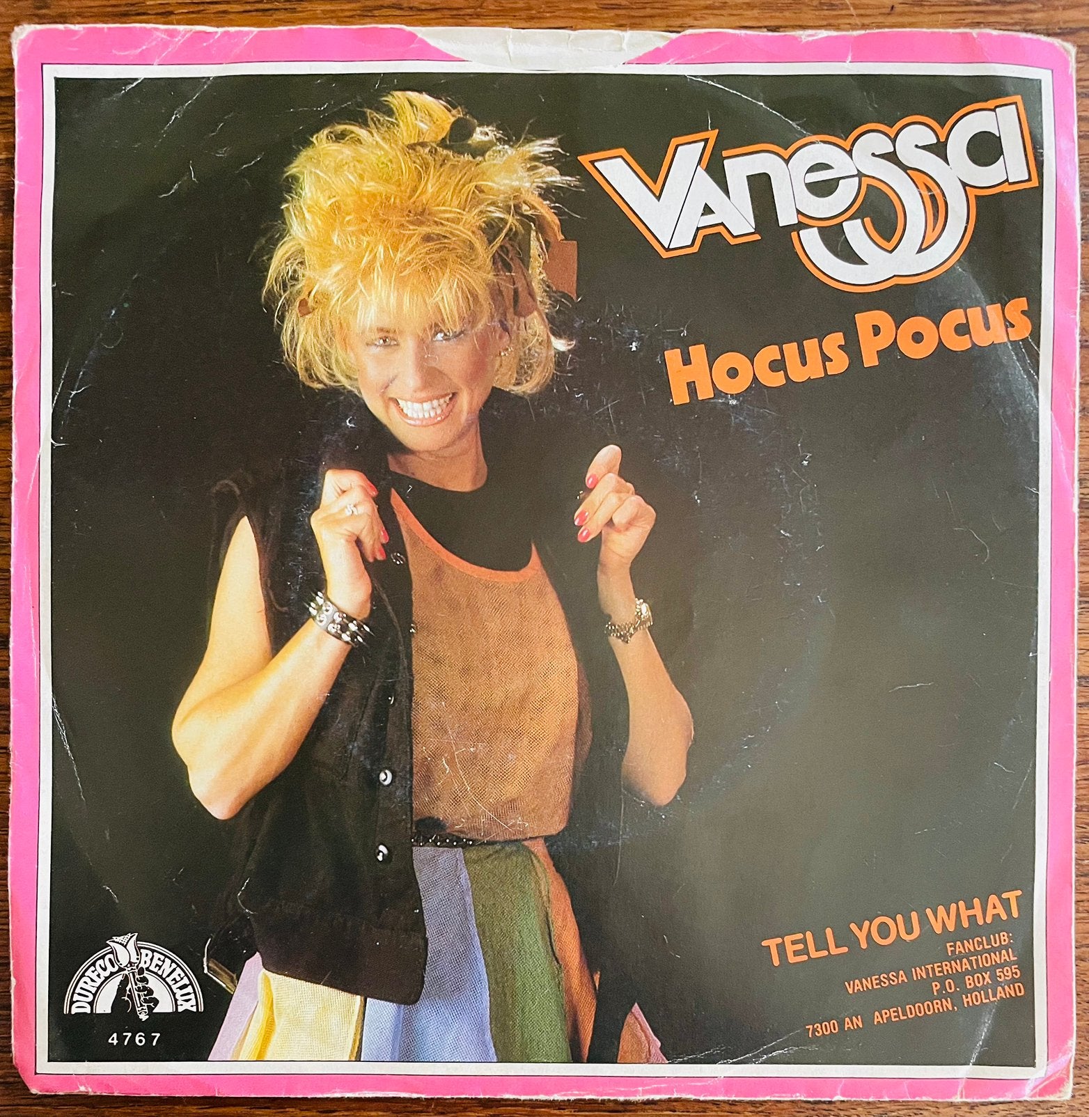 Vanessa Hocus Pocus 1983, Pop, 7 inch, Ophalen of Verzenden, Zo goed als nieuw