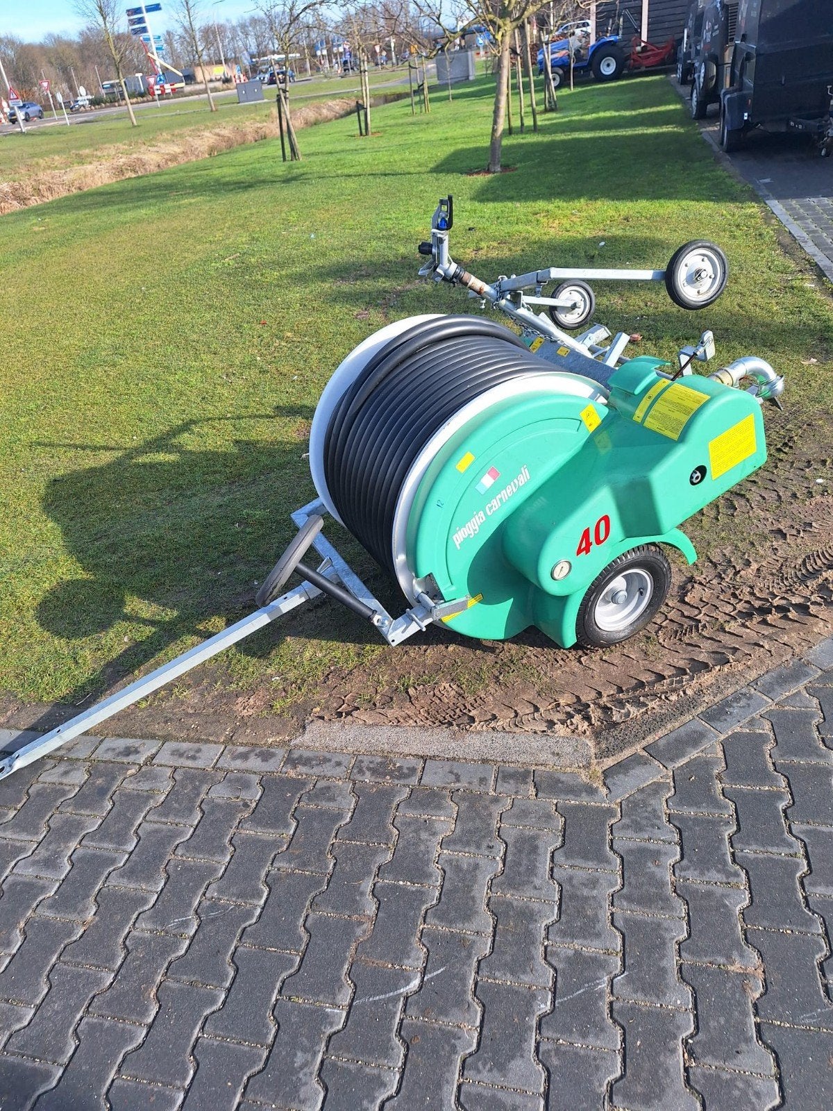 Beregenings haspel, Ophalen, Glastuinbouw, Weidebouw