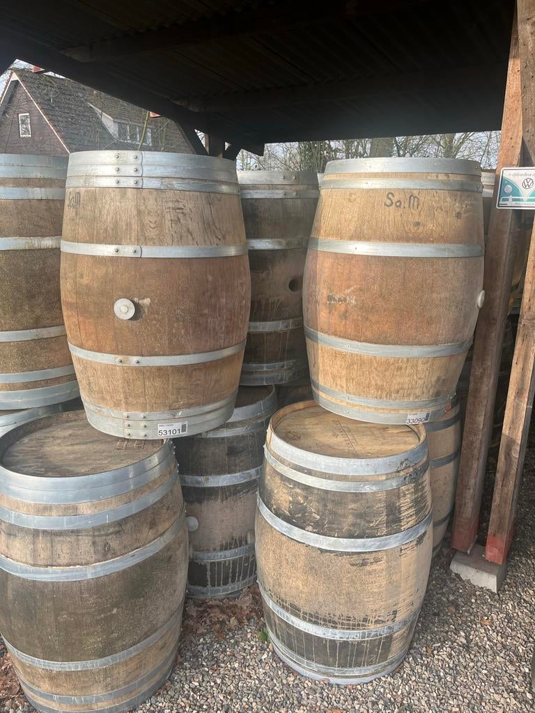 Aanbieding HEPI: Wijn vaten regenton Frans Eiken, 150 liter of meer, Ophalen, Nieuw, Hout