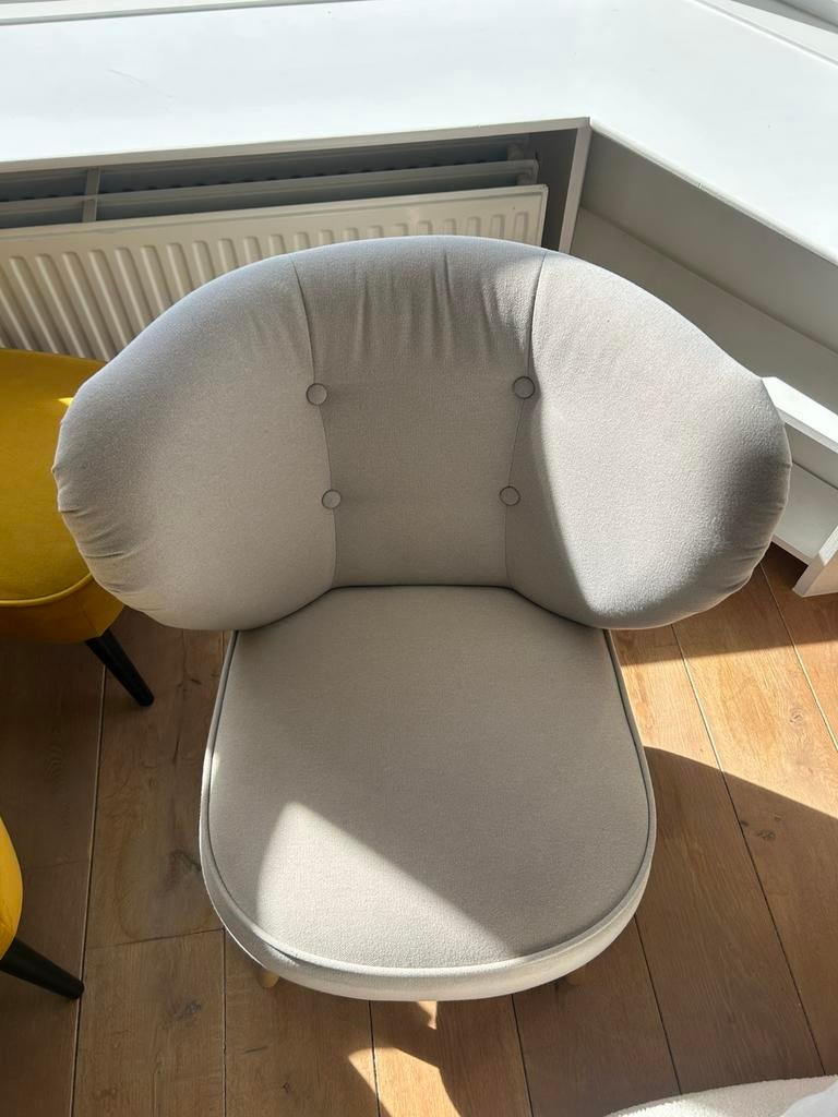 IKEA Gubbo beige stoffen fauteil - als nieuw!, Ophalen, Eenpersoons, 75 tot 100 cm, Zo goed als nieuw