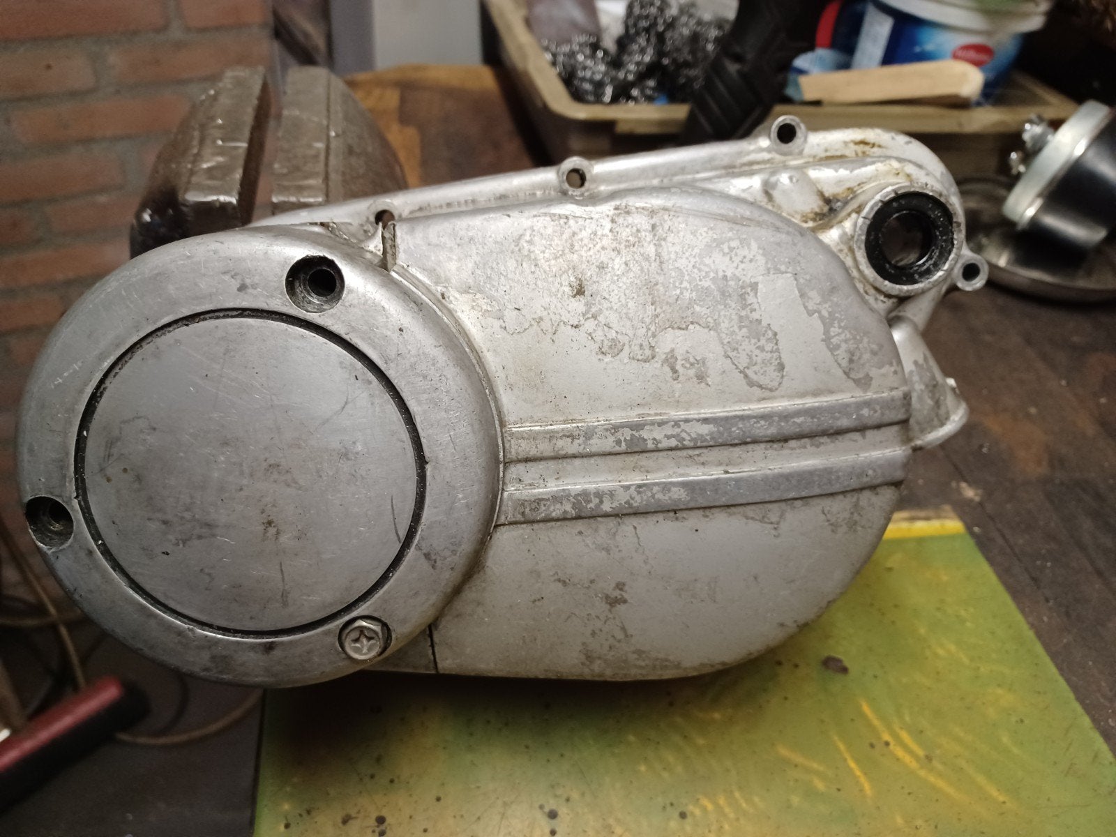 Yamaha AS3 125cc Carter Zijdeksel, Motoren, Onderdelen | Yamaha, Ophalen of Verzenden, Gebruikt