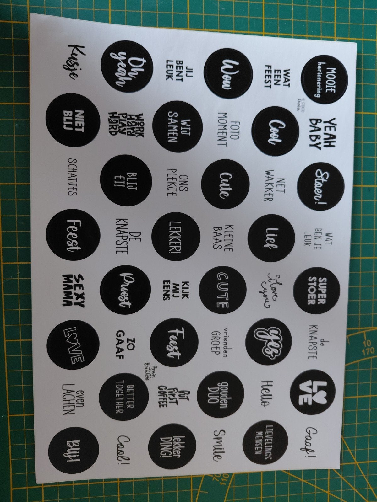 Stickers met diverse teksten en afbeeldingen, Ophalen of Verzenden, Nieuw, Overige typen