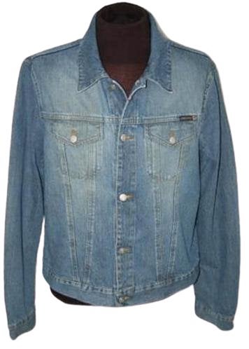 Nieuwe, echt vintage Lonsdale jeans jas, jack, blauw, Mt. L, Maat 52/54 (L), Nieuw, Lonsdale, Verzenden