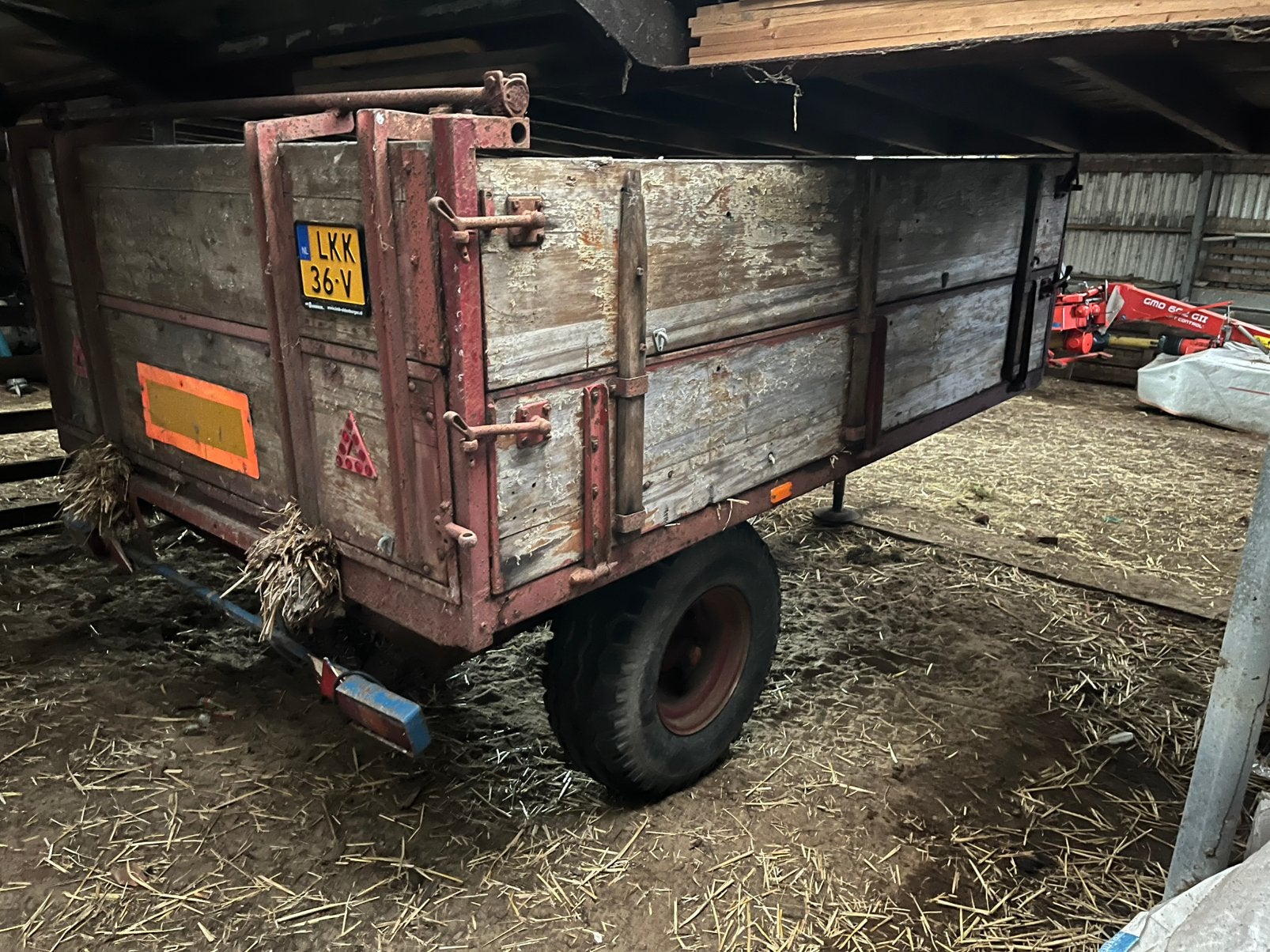 Miedema kieper, Ophalen, Transport