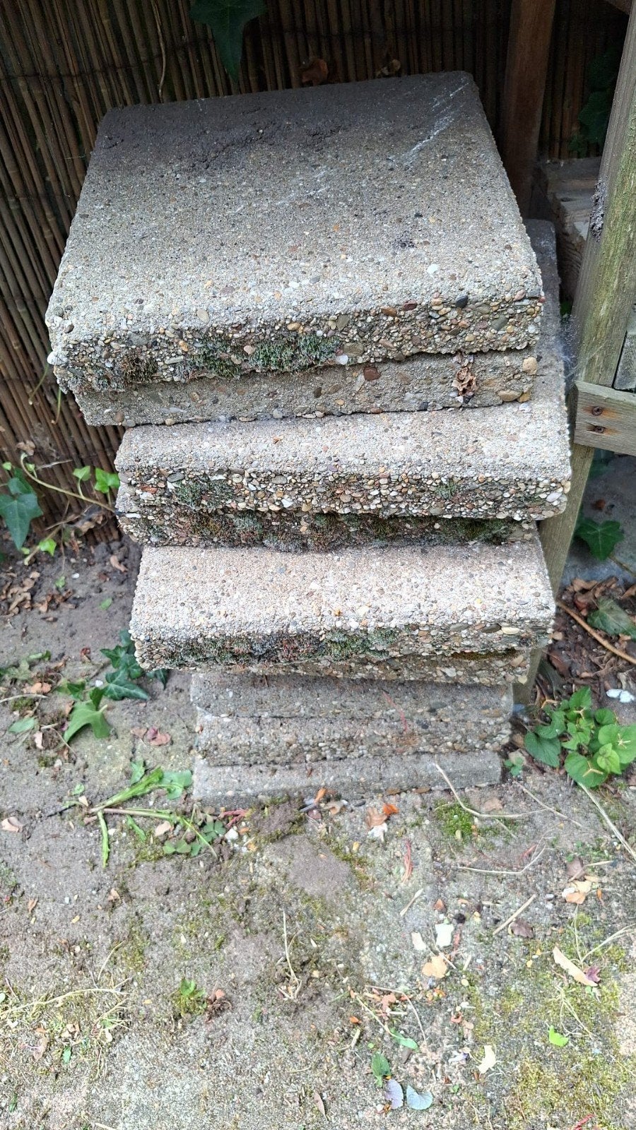 11 stoeptegels 30x30cm, Tuin en Terras, Ophalen, Gebruikt, Minder dan 5 m², Beton