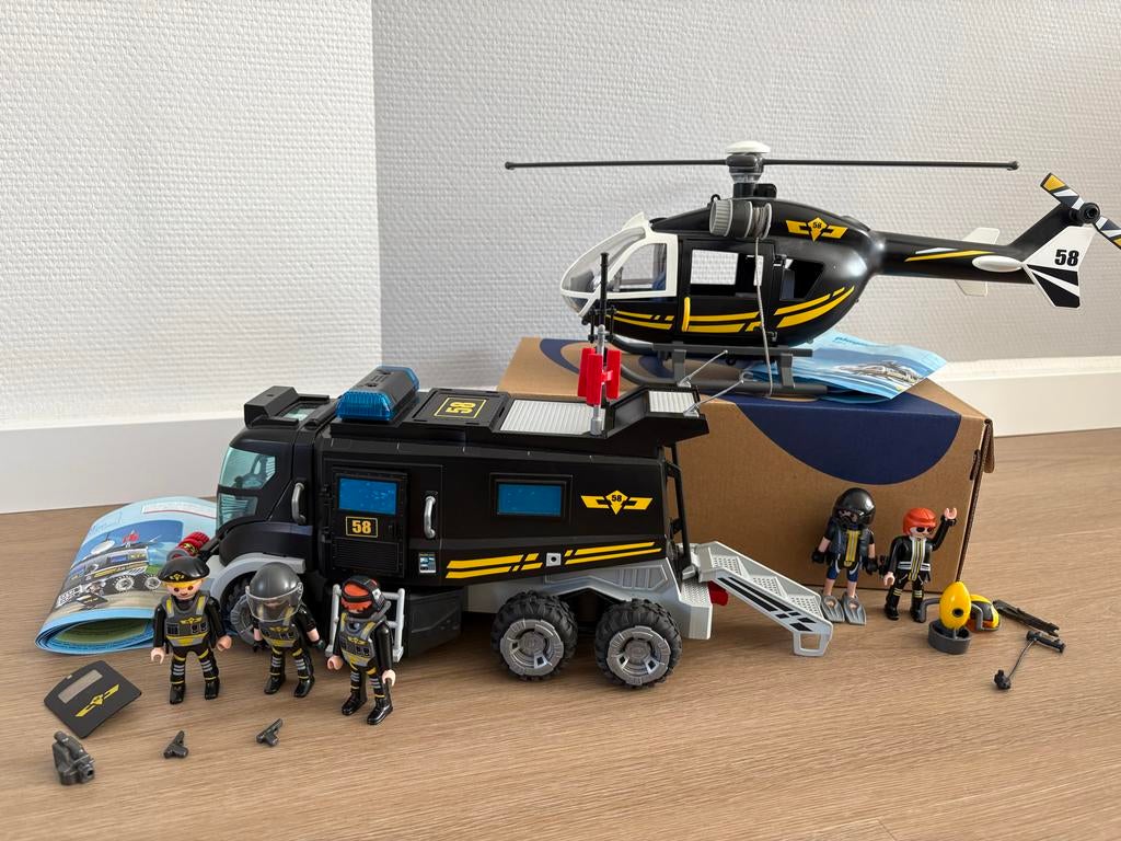Playmobil Mobiele Eenheid Sets 9363 & 9360, Ophalen of Verzenden, Zo goed als nieuw, Complete set