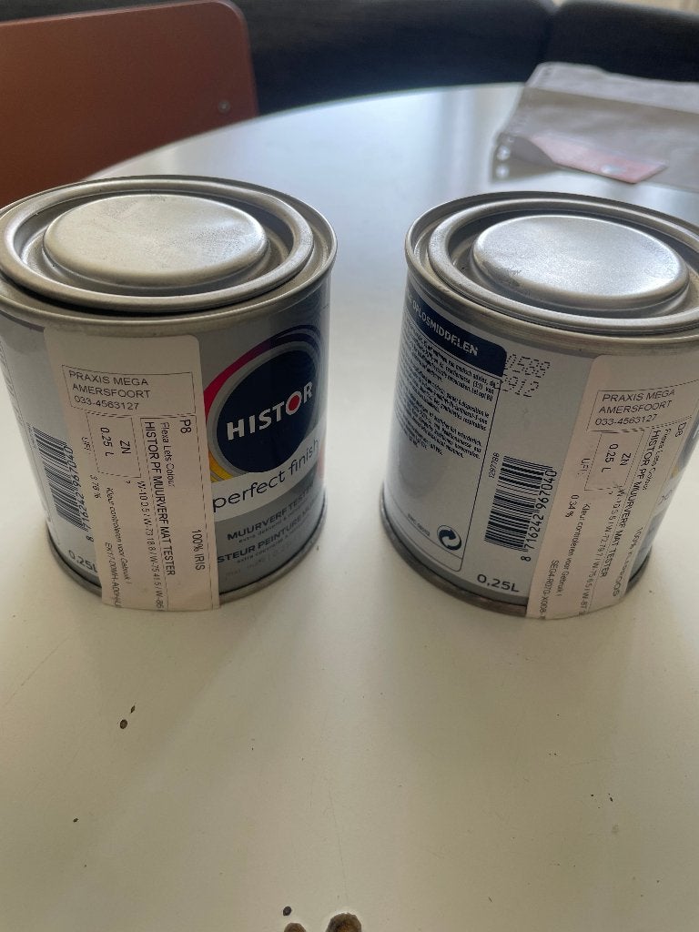 Muurverf binnen, Ophalen, Nieuw, Wit