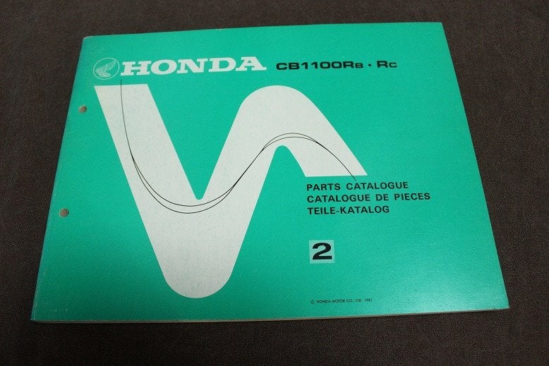 Honda CB1100 Rb Rc 1981 motorcycle parts catalogue CB 1100, Motoren, Ophalen of Verzenden, Honda