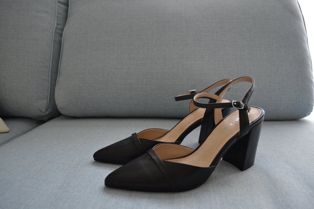 Anna Field leren slingback maat 39, Kleding | Dames, Schoenen, Zwart, Nieuw, Sandalen of Muiltjes, Ophalen of Verzenden