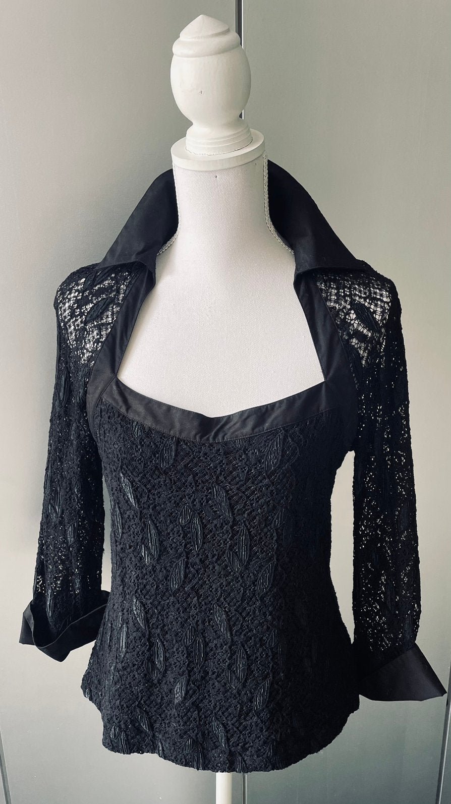 Anne Fontaine: Luxe Top, Maat 38/40 (M), Verzenden, Zwart, Zo goed als nieuw