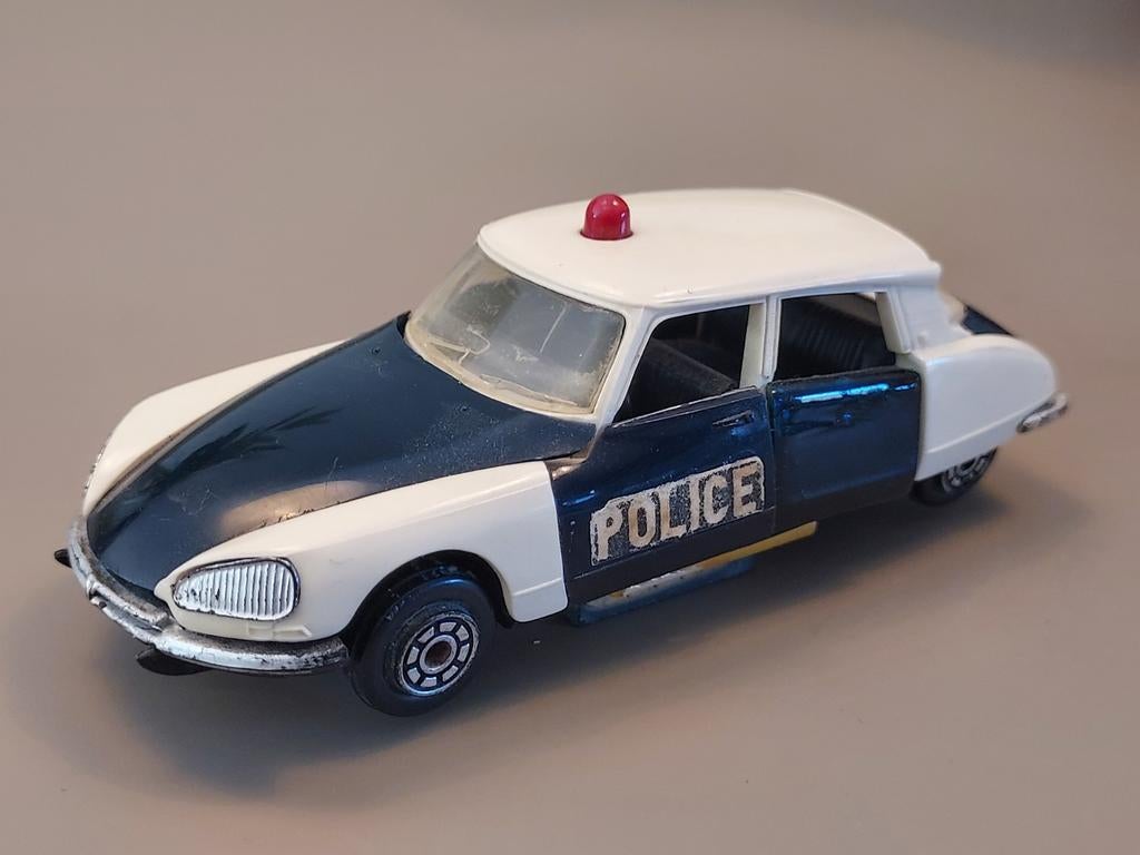 Citroën DS21 POLICE Norev Plastic nr 158   1:43, Ophalen of Verzenden, Gebruikt, Auto, Norev
