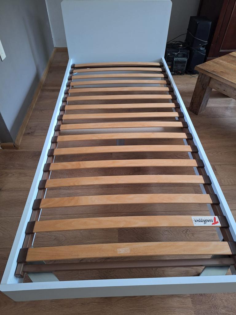Eenpersoonsbed, Ophalen, Gebruikt, 90 cm, Eenpersoons
