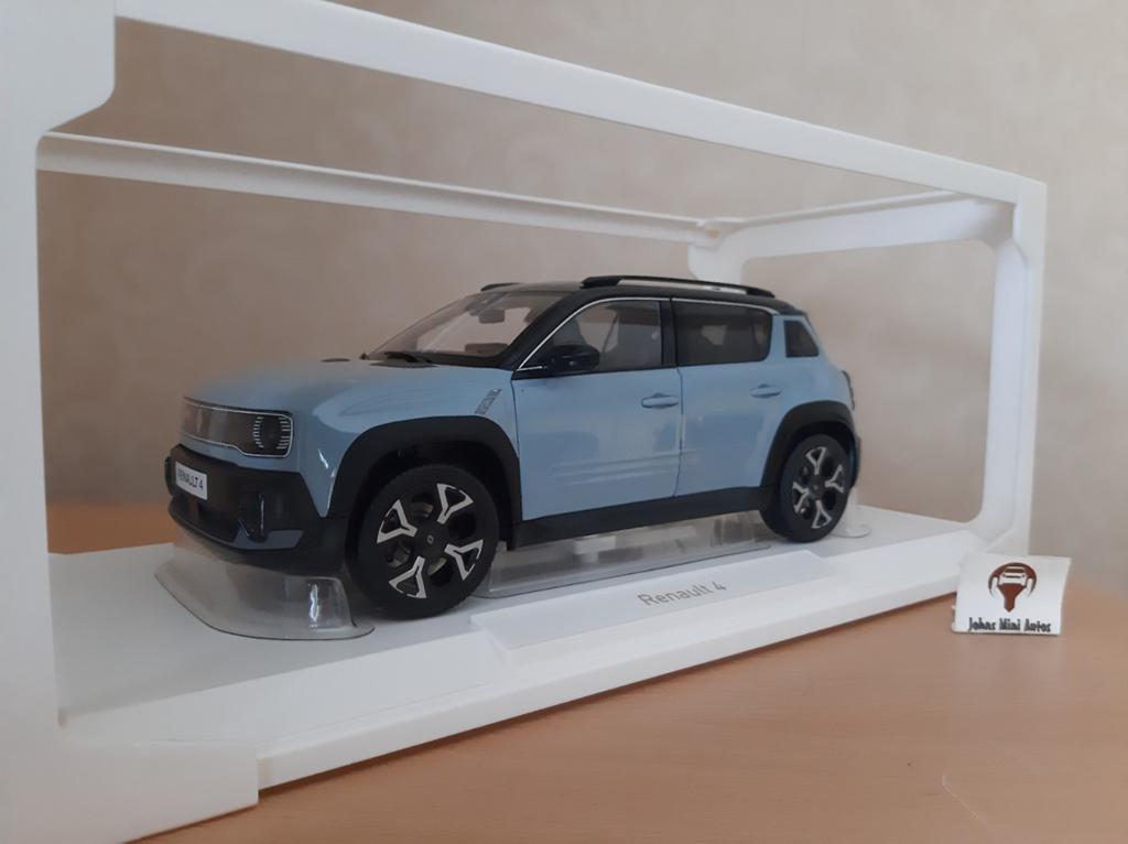 Renault 4 E-Tech 100% Electric 2025 Cloud Blue Norev 1:18