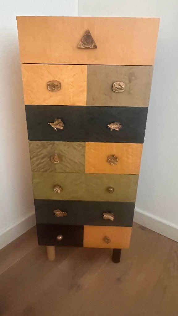 Uniek designkastje van Alik Cavaliere, zeldzaam kunstobject, Antiek en Kunst, Antiek | Meubels | Kasten, Ophalen