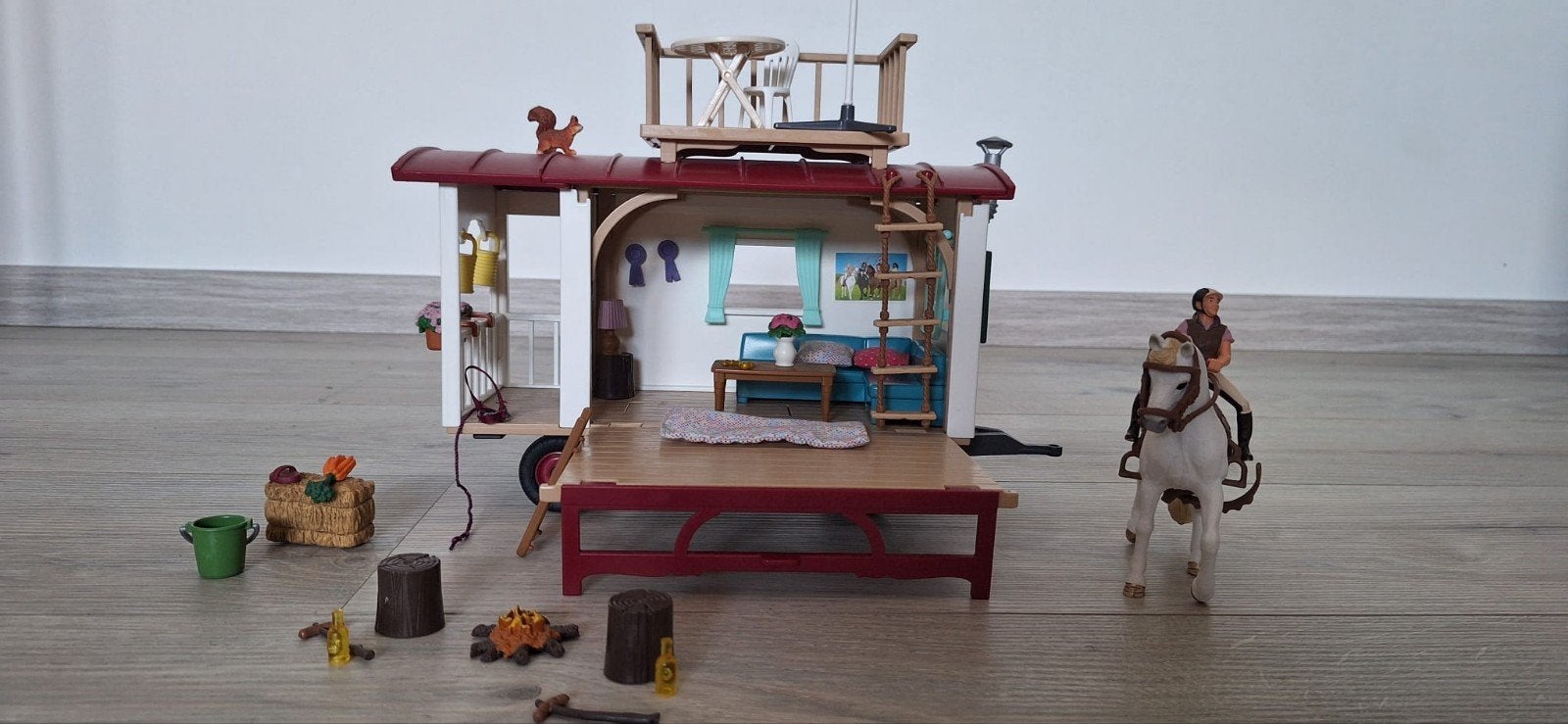 Schleich Caravan, Ophalen of Verzenden, Zo goed als nieuw, Jongen of Meisje