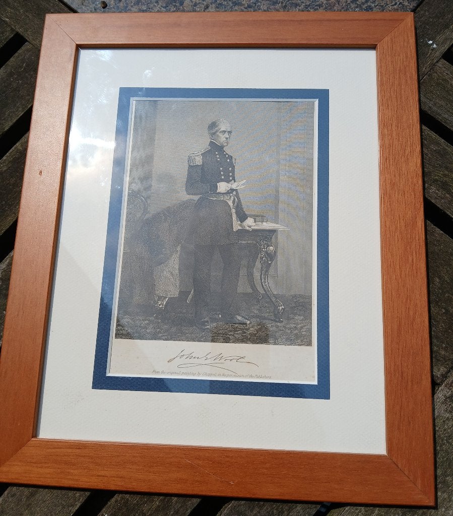 1862 US Gen. John Ellis Wool steel-engraving (Bke-68), Ophalen