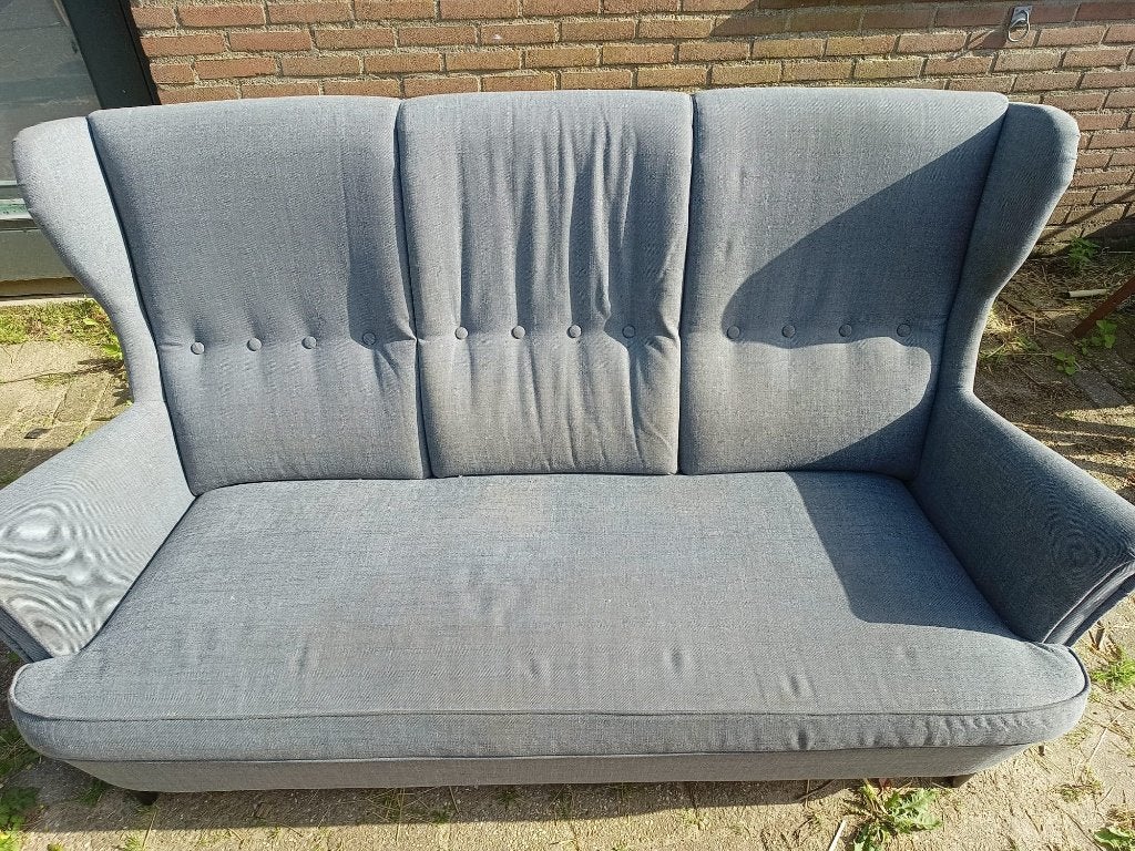 Ikea bank, strandmon?, Huis en Inrichting, Ophalen, Gebruikt, Driepersoons, Rechte bank