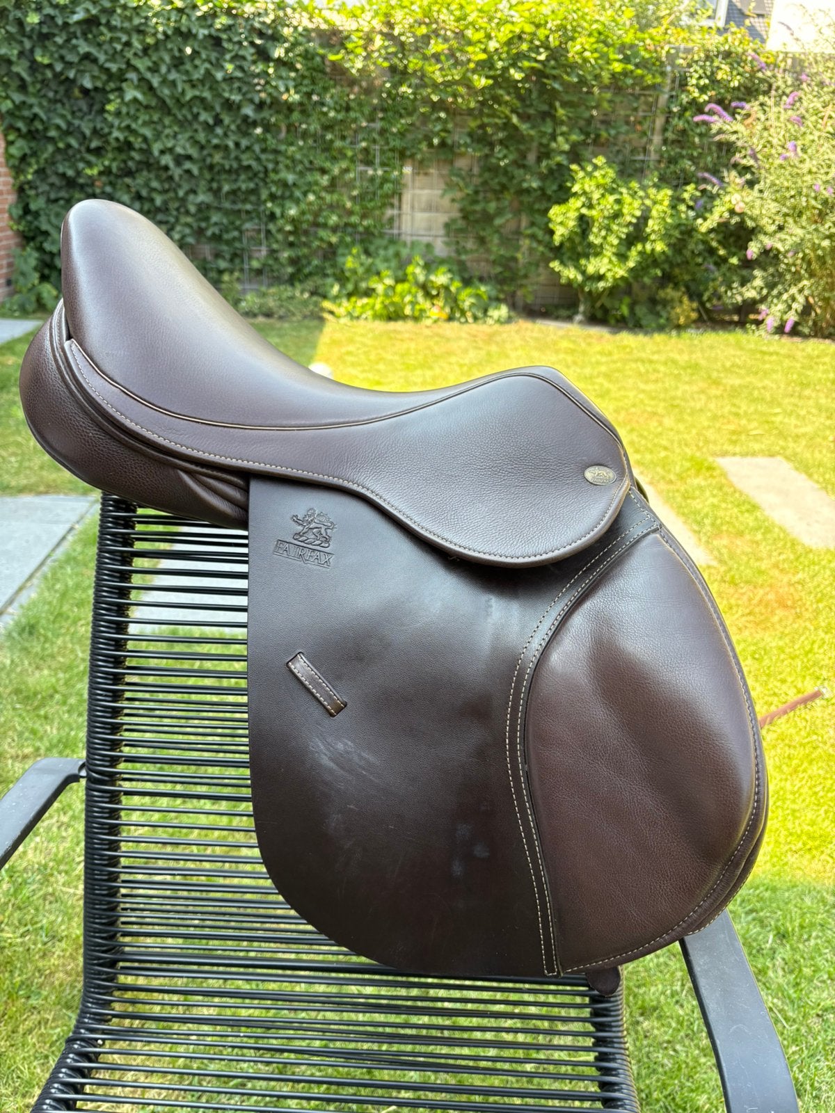 FairFax Classic Jump cupped flap springzadel 17 inch, Ophalen, Zo goed als nieuw, Springen