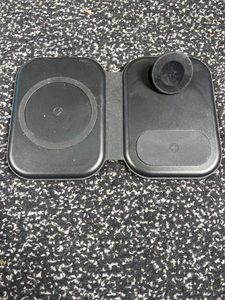Draadloze oplader voor Apple Watch en iPhone met MagSafe, Telecommunicatie, Mobiele telefoons | Telefoon-opladers, Ophalen of Verzenden